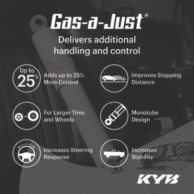 KYB 10-24 Toyota 4Runner / 10-14 FJ Cruiser RWD / 10-14 Lexus GX460 Base Gas-a-Just Shock - Rear - 5540040