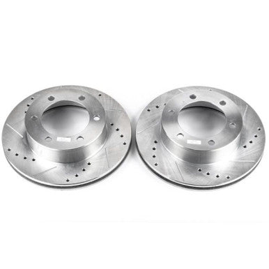 Power Stop 96-02 Toyota 4Runner Front Evolution Drilled & Slotted Rotors - Pair - JBR791XPR
