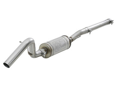 aFe MACH Force-Xp 2-1/2 IN 409 Stainless Steel Front Muffler Assembly For 2007-18 Jeep Wrangler - 49-48063