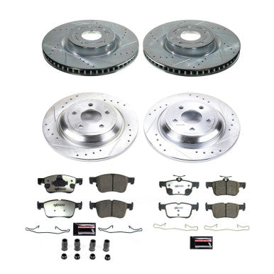 Power Stop Z36 Truck & Tow Front & Rear Brake Upgrade Kit For 2021-24 Ford Bronco Sport - K8644-36