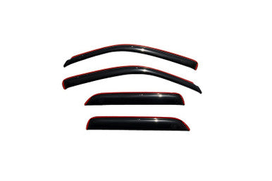 AVS 01-07 Ford Escape Ventvisor In-Channel Front & Rear Window Deflectors 4pc - Smoke - 194059