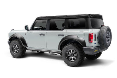 N-Fab Nerf Step 21-23 Ford Bronco (4 Door) - Gloss Black - SRW - 3in - F2172B