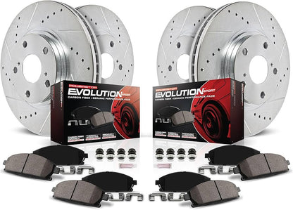 Power Stop 20-22 Ford Explorer Front & Rear Z23 Evolution Brake Kit - K8693