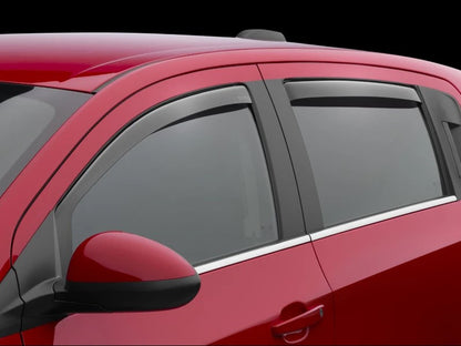 WeatherTech Front and Rear Side Window Deflectors For 2003-09 Toyota 4Runner - Dark Smoke