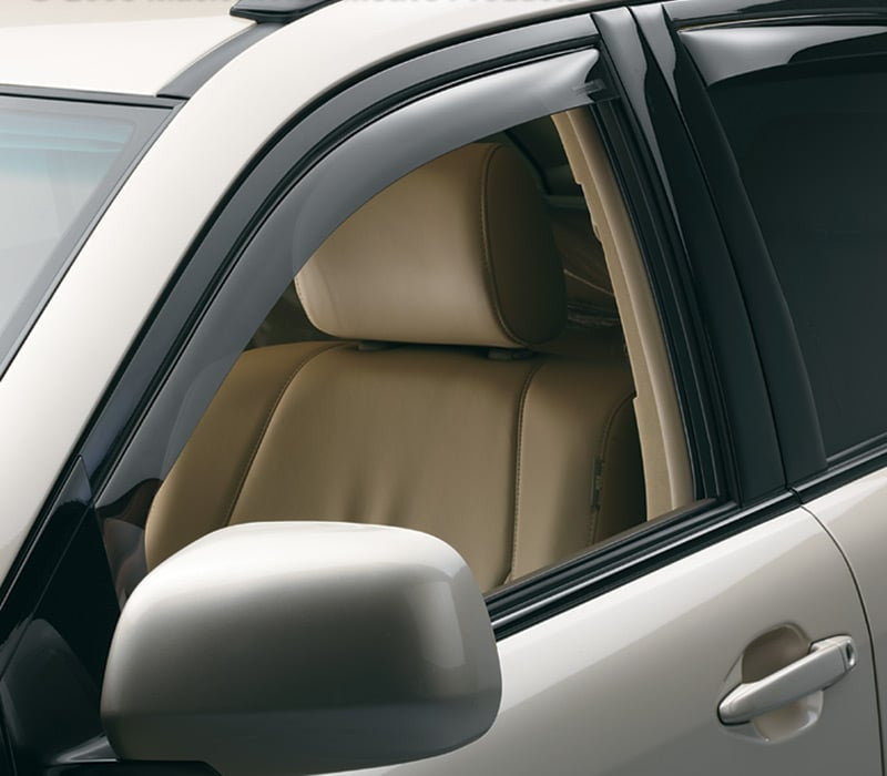 WeatherTech 07-21 Toyota Tundra DC/CC/CrewMax & 08-22 Sequoia F&R Side Window Deflectors - Dark Tint - 84450IM