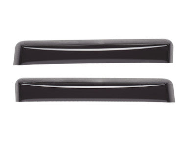 WeatherTech 05-13 Toyota Tacoma Double Cab Rear Side Window Deflectors - Dark Smoke - 81389