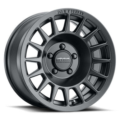 Method MR707 Bead Grip 17x7.5 / 50mm Offset / 6x130 BP / 84.1mm CB / 6.2in BS Matte Black Wheel - MR70777563550