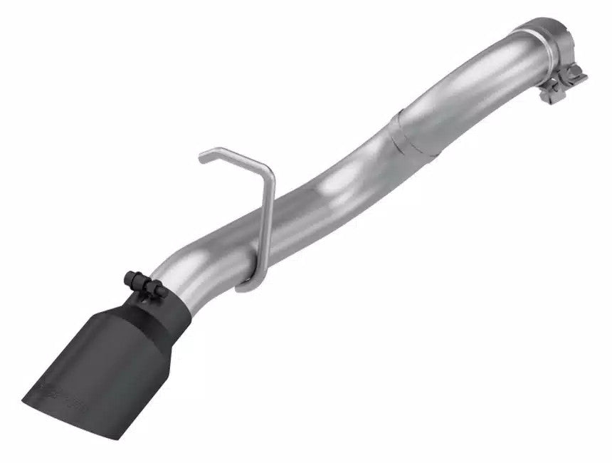 MBRP 18-24 Jeep Wrangler 3.6L T409 Stainless Steel 2.5in Axle-Back Turn Down Exit - Black Tip - S5539409BT