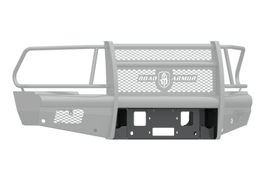 Road Armor 10-18 Dodge 2500 Vaquero Front Winch Plate - Tex Blk - 410V-WP
