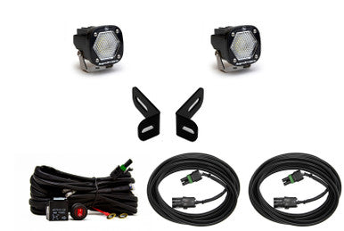 Baja Designs Dual S1 WC Dual Reverse Kit For 2021+ Ford Bronco Sport - Clear - 447689