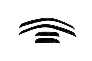 AVS Ventvisor Outside Mount Window Deflectors 4pc For 1995-04 Toyota Tacoma Xtra Cab - Smoke - 94948