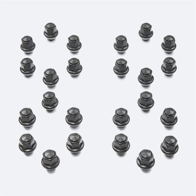 Ford Racing M12 x 1.5 Black Lug Nut - Set of 24 - M-1012K-BR