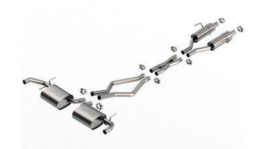 Borla 22-24 Jeep Grand Cherokee Overland Summit V6 2WD & 4WD S-TYPE Cat-Back Exhaust - 140955