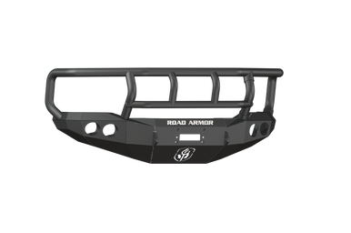 Road Armor 99-04 Ford F-250 Stealth Front Winch Bumper w/Titan II Wide Flare - Tex Blk - 66002B