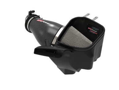 aFe Track Series Carbon Fiber Pro Dry S AIS - 19-20 Jeep Grand Cherokee Trackhawk 6.2L - 57-10009D