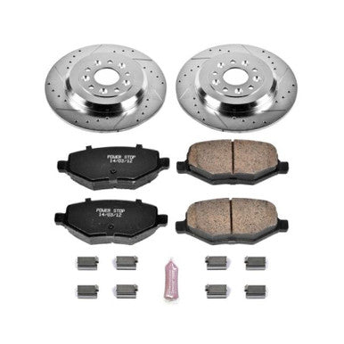 Power Stop 11-15 Ford Edge Rear Z23 Evolution Sport Brake Kit - K4744