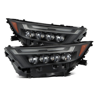 AlphaRex NOVA LED Projector Headlights For 2019+ Toyota RAV4 - Black - 880858