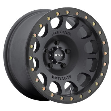 Method MR105 Beadlock 17x8.5 0mm Offset 8x6.5 130.81mm CB Matte Black w/BH-H24125 Wheel - MR10578580500B