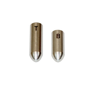 Kentrol 97-18 Jeep Wrangler TJ/JK Door Alignment Pins - Polished Silver - 30716