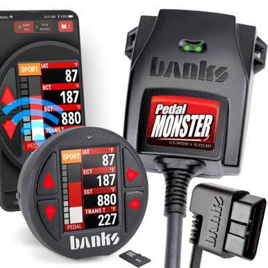 Banks Power Pedal Monster Kit Molex MX64 6 Way With iDash Data Pro - 64313-P