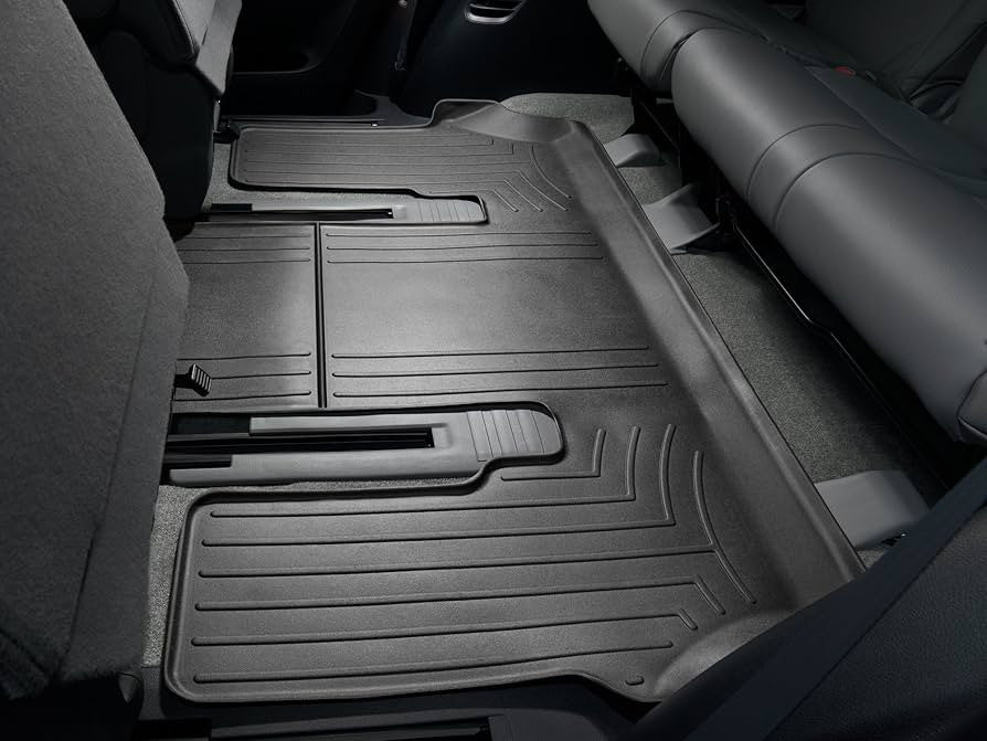 WeatherTech 12-22 Toyota Sequoia 7-Passenger Rear Floorliner HP - Black - 440935IM