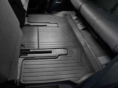 WeatherTech Rear 3rd Row Floorliner HP For 2012-22 Toyota Sequoia 7-Passenger w/o Center Console - Black - 440935IM