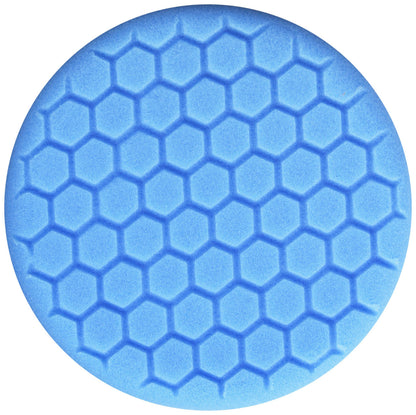 Chemical Guys Hex-Logic Light Polishing/Finishing Pad Blue (6.5 Inch) - BUFX_105HEX6