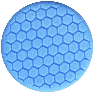 Chemical Guys Hex-Logic Light Polishing/Finishing Pad Blue (6.5 Inch) - Case of 12 - BUFX_105HEX6