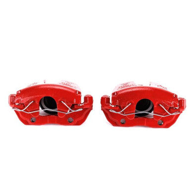 Power Stop Red Front Calipers w/Brackets For 2013-19 Ford Escape - Pair - S2942D