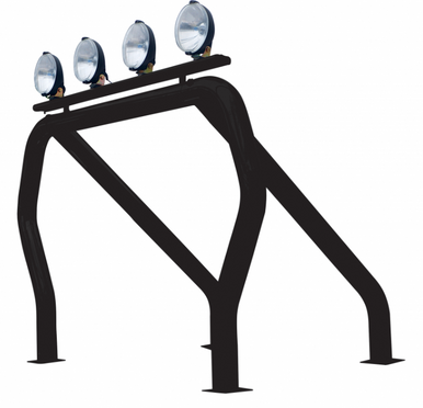 Go Rhino RHINO Bed Bar - Kickers - Black - 9560B