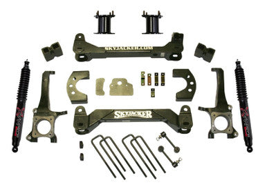 Skyjacker Toyota Tundra 4.5 in. Front Spacer Suspension Lift Kit with Black MAX Shocks - TU745BKB