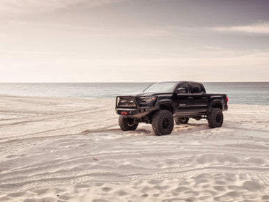 Road Armor 16-20 Toyota Tacoma Stealth Front Winch Bumper w/Lonestar Guard - Tex Blk - 9161F5B