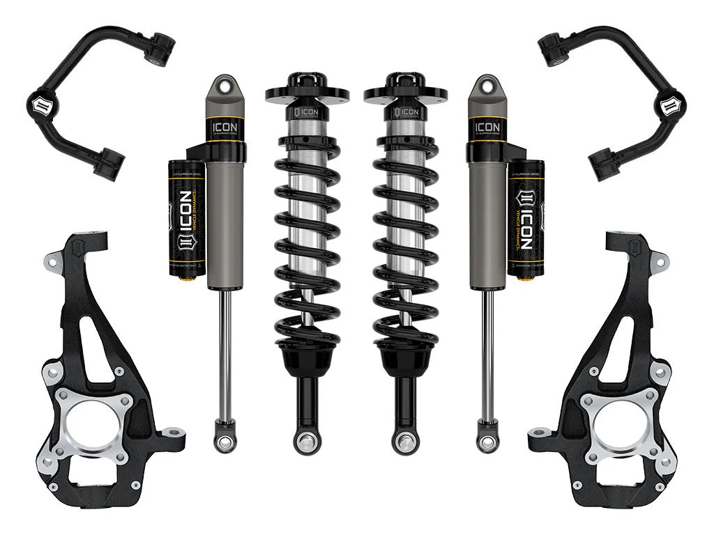 ICON 21-24 Ford F150 4WD 3.5-4.5in Stage 2 Suspension System w/ Tubular UCA - K93142T