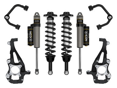 ICON 21-24 Ford F150 4WD 3.5-4.5in Stage 2 Suspension System w/ Tubular UCA - K93142T