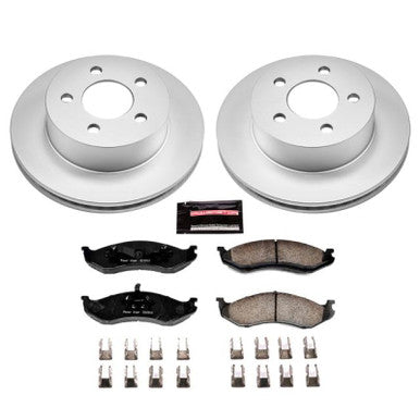 Power Stop 99-01 Jeep Cherokee Front Z17 Evolution Geomet Coated Brake Kit - CRK2152