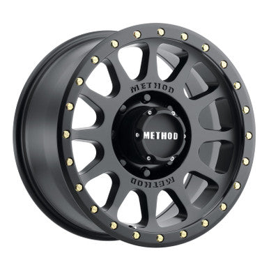Method MR305 NV 16x8 0mm Offset 8x6.5 130.81mm CB Matte Black Wheel - MR30568080500