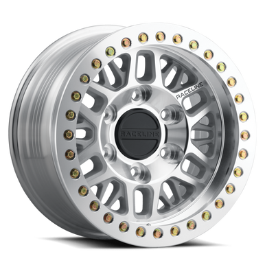 Raceline RT951M Ryno 17x9in / 5x127 BP / -38mm Offset / 83.82mm Bore - Machined Beadlock Wheel - RT951M-79050-38