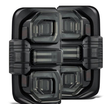 AlphaRex NOVA LED Tail Lights For 2021-25 Ford Bronco - Alpha-Black - 659020