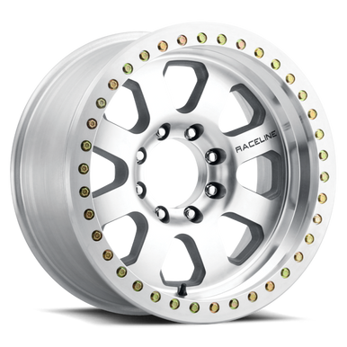Raceline RT260M Avenger 17x9in / 8x165.1 BP / -12mm Offset / 130.81mm Bore - Machined Beadlock Wheel - RT260M-79080-12