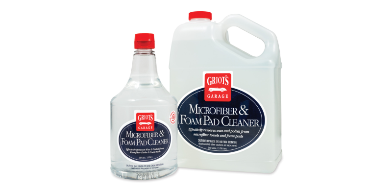 Griots Garage Microfiber & Foam Pad Cleaner - 35oz w/o Sprayer - Case of 6 - 11078