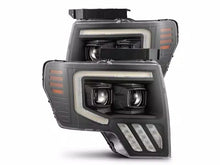 AlphaRex 09-14 Ford F150 MKII LUXX-Series LED Projector Headlights - Black - 880092
