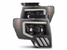 AlphaRex 09-14 Ford F150 MKII LUXX-Series LED Projector Headlights - Black - 880092