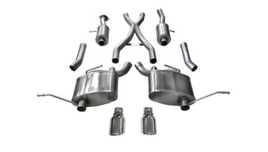 Corsa 2011-2021 Jeep Grand Cherokee 3.6L Dual Rear Exit Sport Exhaust w/ 4.5in Pro-series Tips - 14980