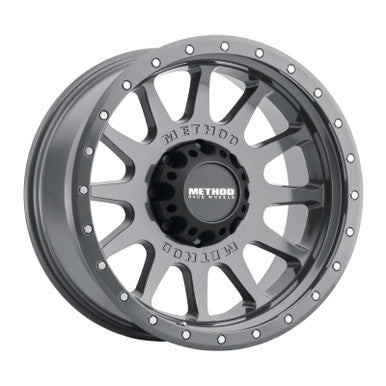 Method MR605 NV 20x10 -24mm Offset 8x6.5 121.3mm CB Gloss Titanium Wheel - MR60521080824N