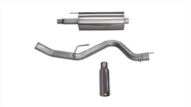 Corsa 2015-2020 Ford F-150 5.0L V8 Cat-Back Single Side Exit w/ 4.0in Polished Tip - 24837