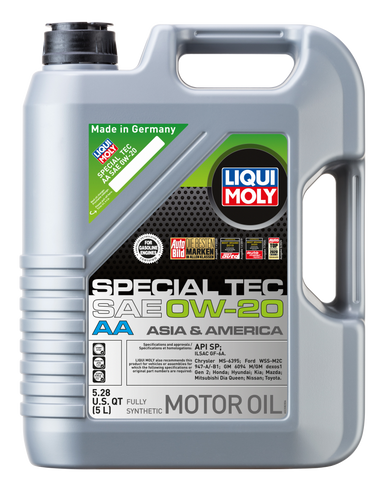 LIQUI MOLY 5L Special Tec AA Motor Oil SAE 0W20 - 2208