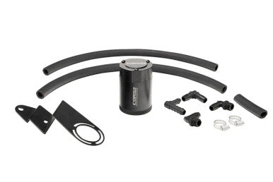 Corsa 22-24 Toyota Tundra 4WD 3.4L V6 Aluminum Oil Catch Can w/ Bracket - CC0020