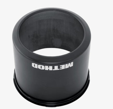 Method Center Cap 8 Lug Tall - Open Style Push Through - Black - CP-OPEN140-110-B