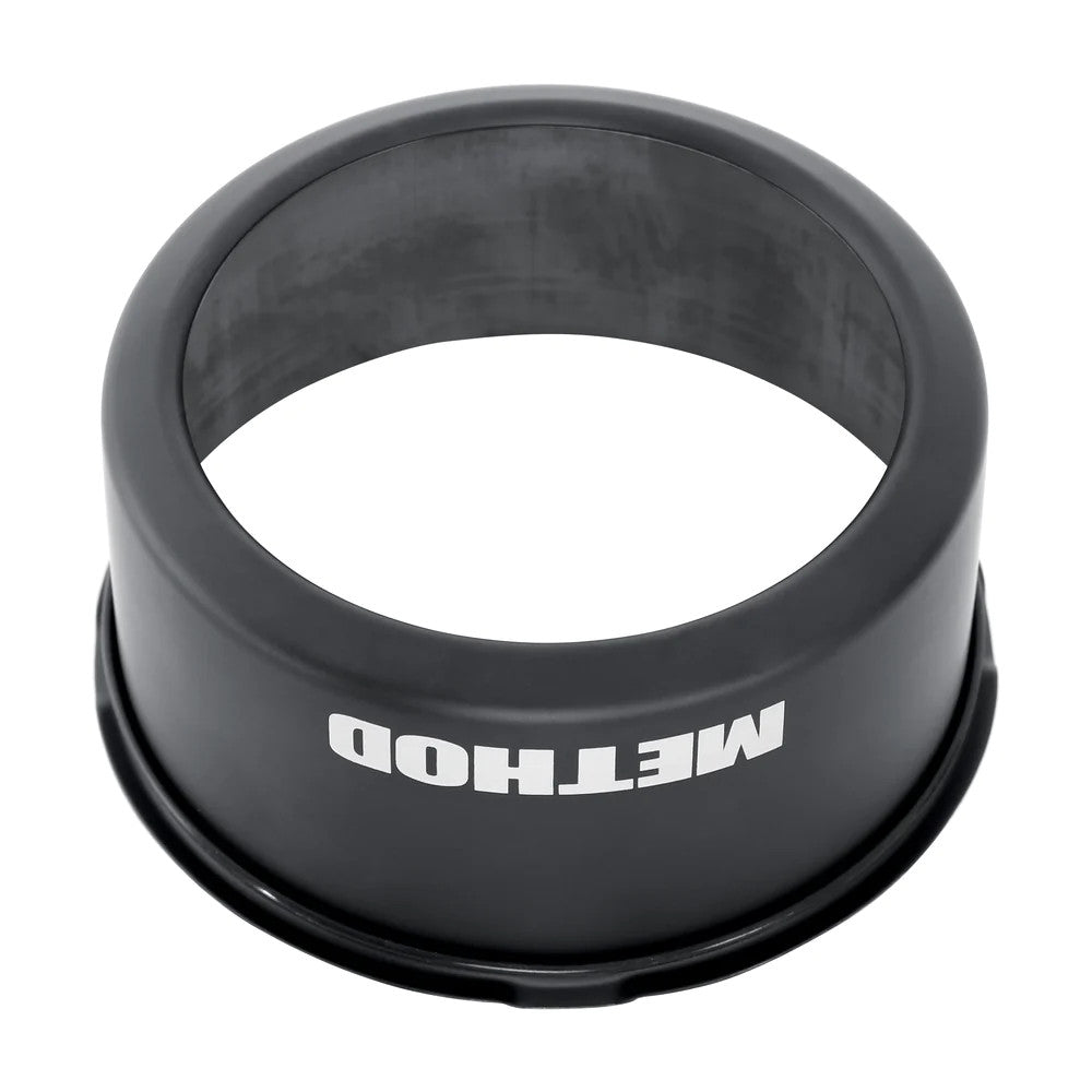Method Cap Open - 62mm - Push Thru - Black - CP-OPEN140-62-B