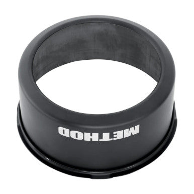 Method Cap Open - 62mm - Push Thru - Black - CP-OPEN140-62-B